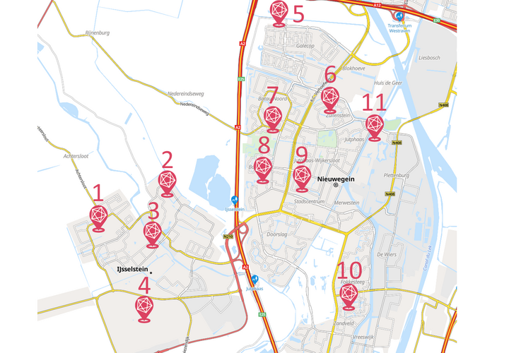 Kaartje scholen 2024 vernieuwd voor website
