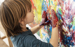 little-boy-home-painting