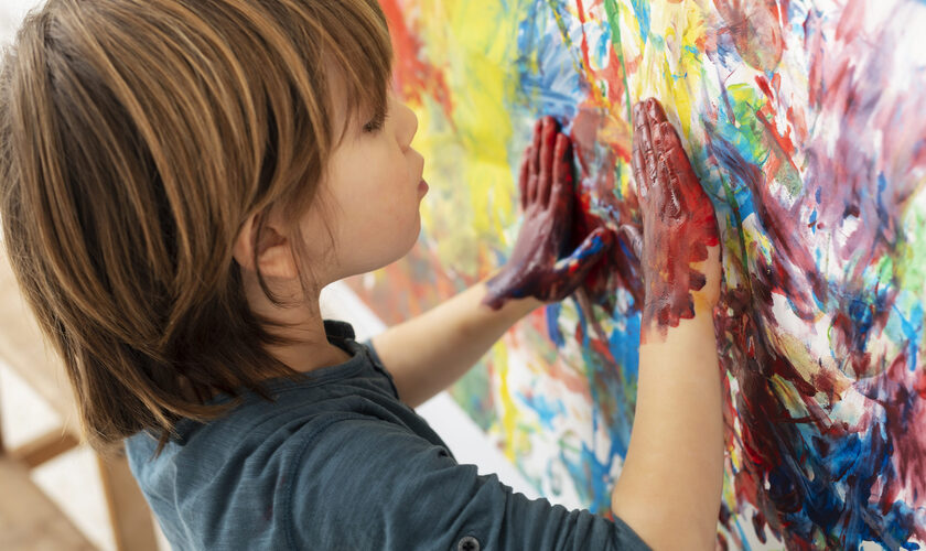 little-boy-home-painting