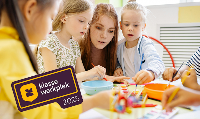 Foto met logo klassewerkplek 2025